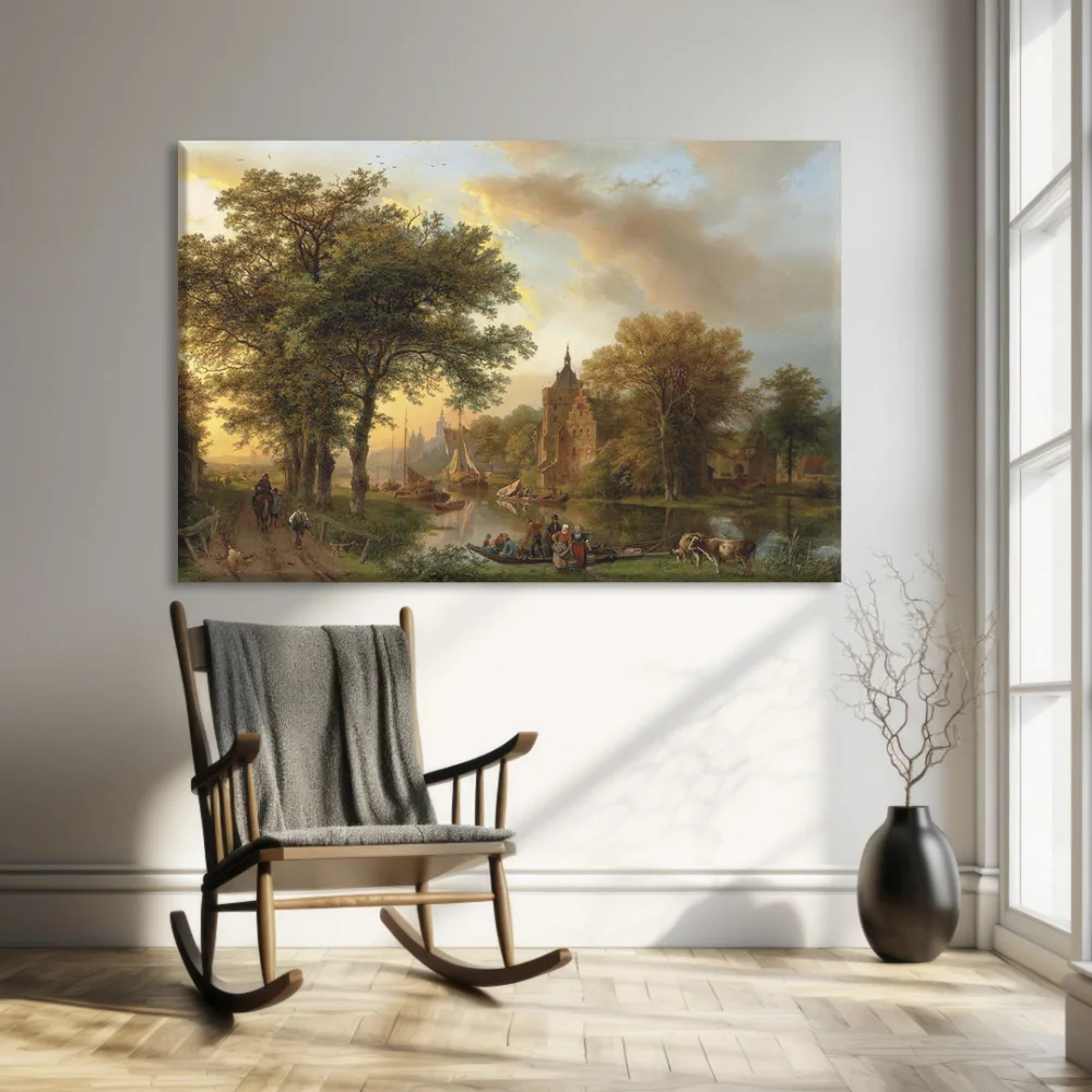 Kırsal Sessizlik Kanvas Tablo