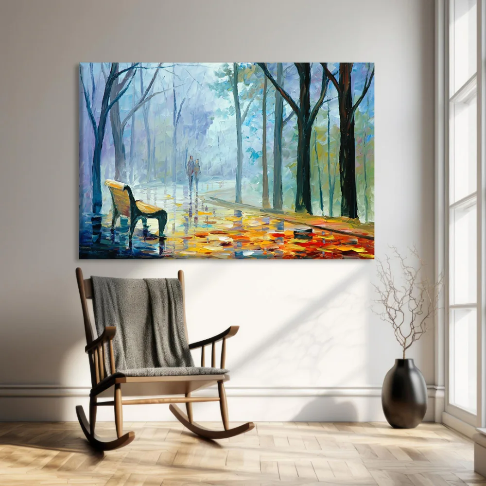 Sonbahar Çayırı Kanvas Tablo