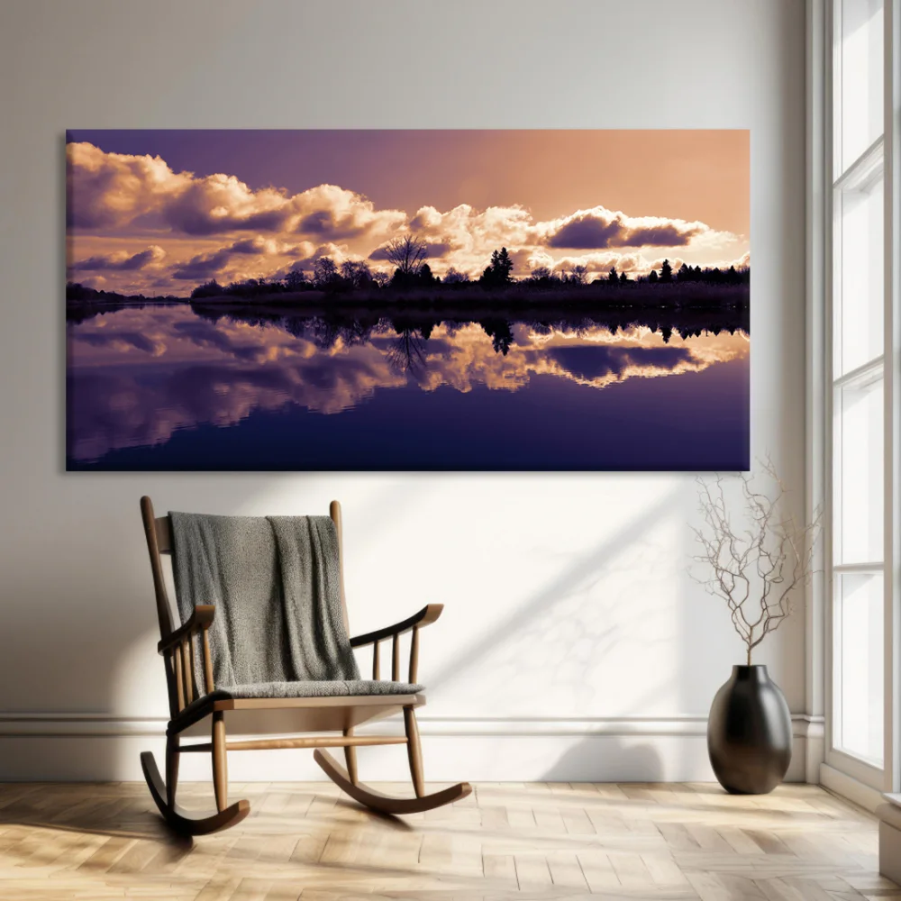 Doğa ve Bulut Kanvas Tablo