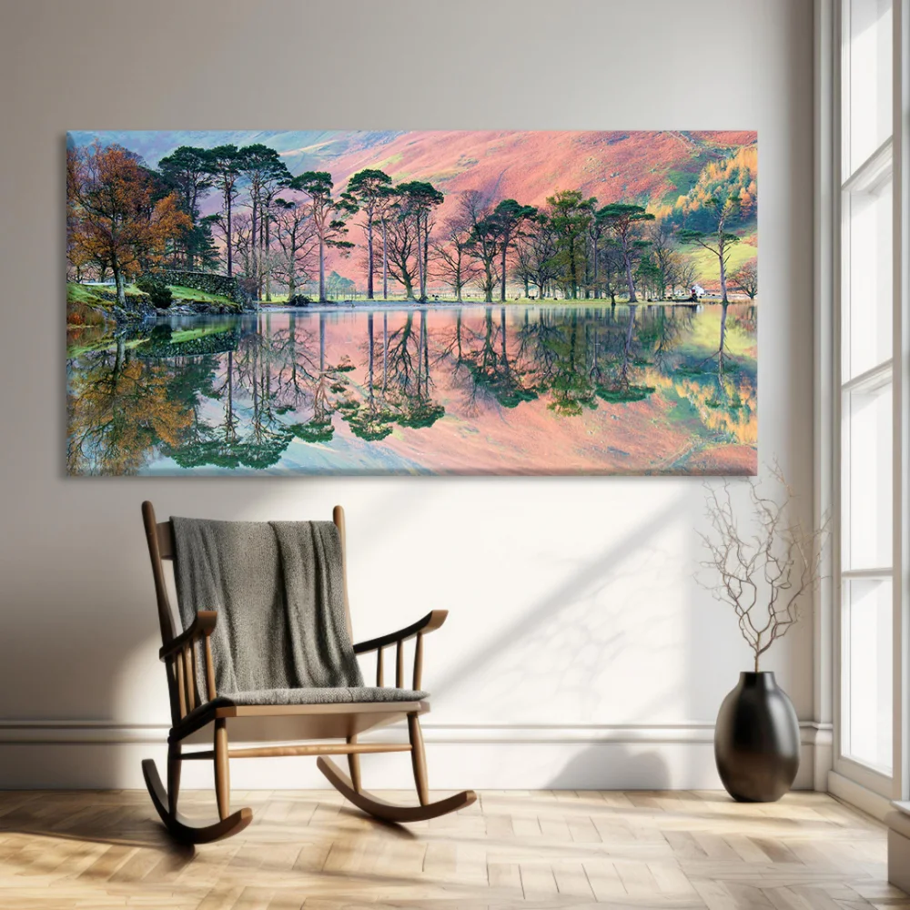 Yansıyan Serenat Kanvas Tablo