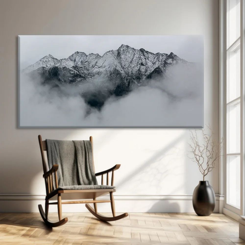 Majestik Zirveler Kanvas Tablo