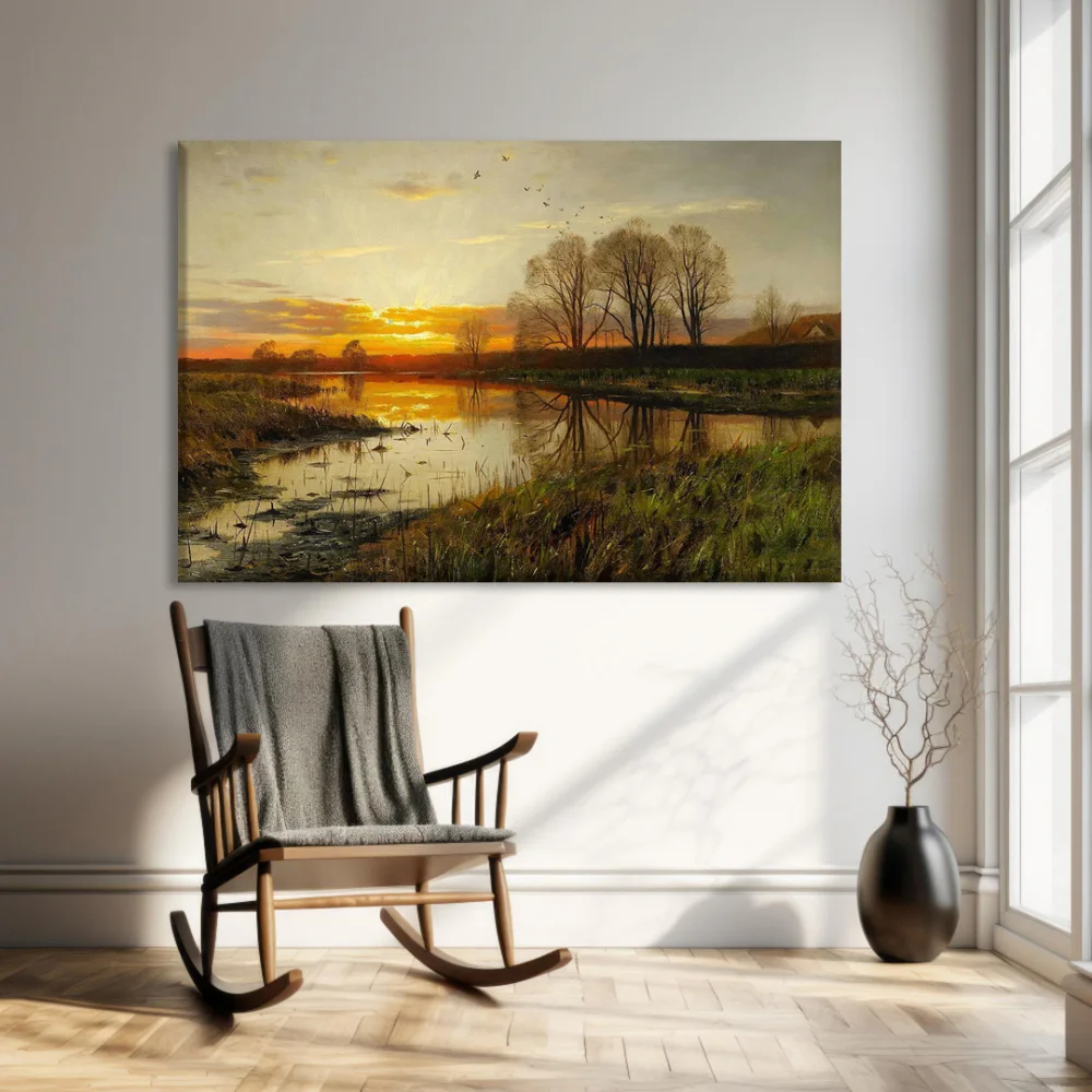 Alacakaranlık Sessizliği Kanvas Tablo