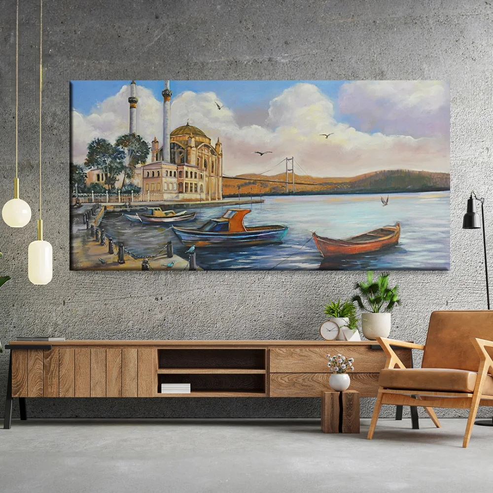Sakin Liman Kanvas Tablo