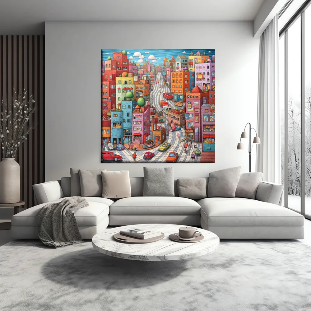 Renk Cümbüşü Kanvas Tablo