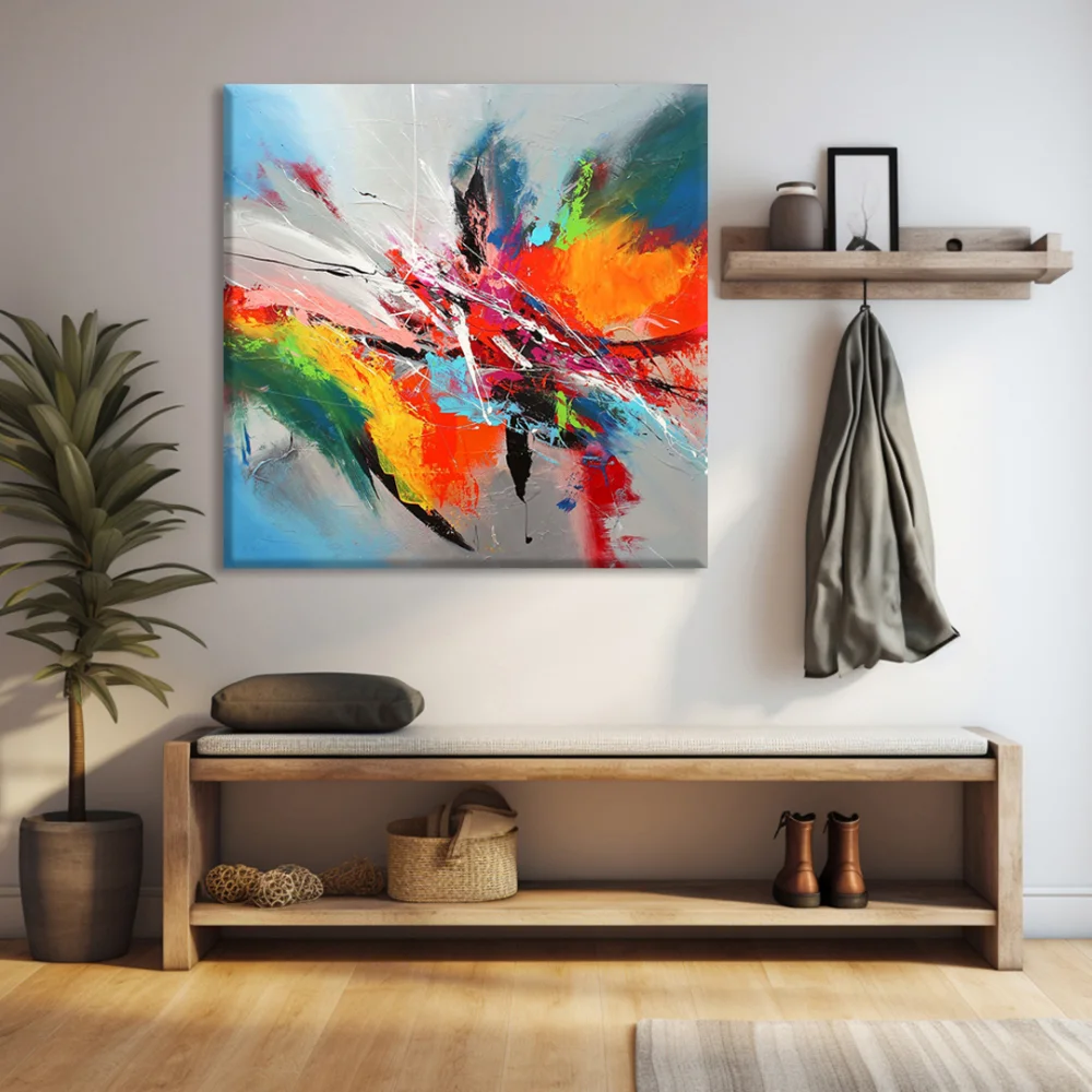 Vahşi Renklerin Dansı Kanvas Tablo
