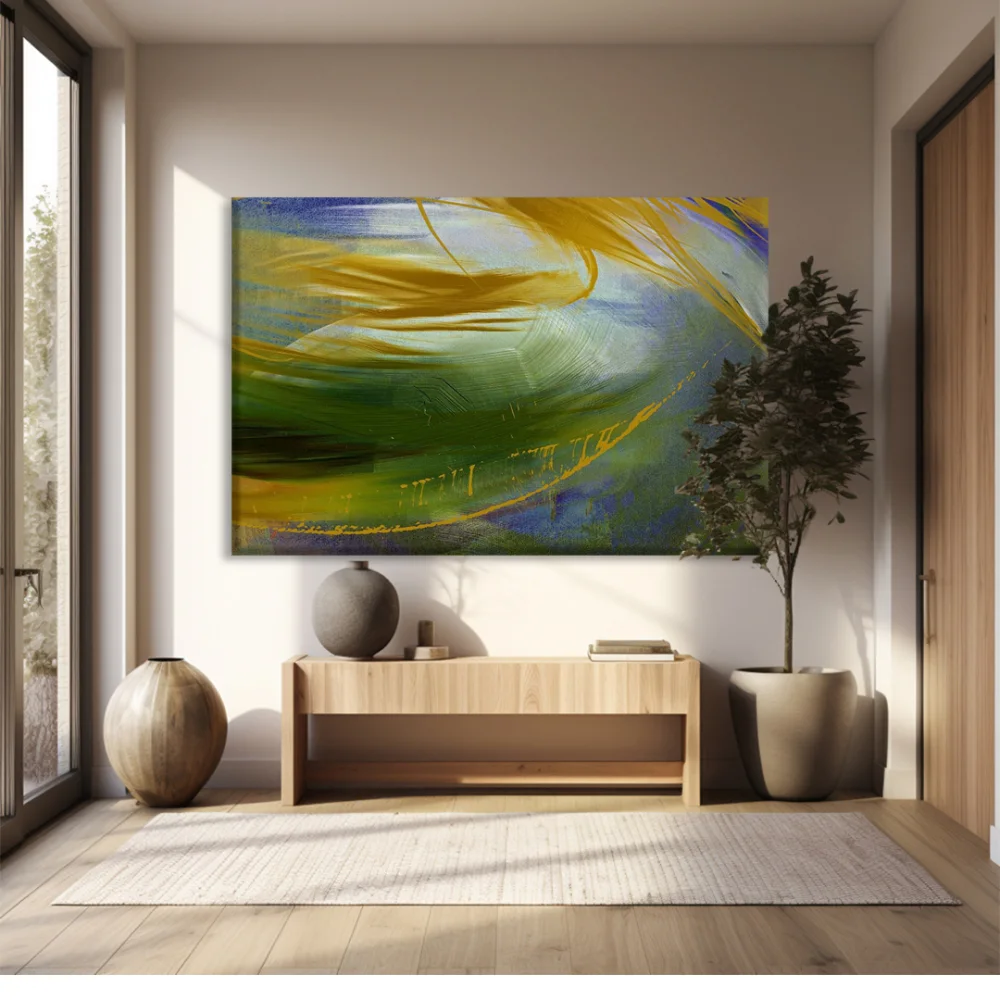 Yeşilin Huzur Veren Esintisi Kanvas Tablo