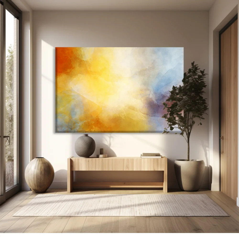 Gün Batımı Sıcaklığı Kanvas Tablo