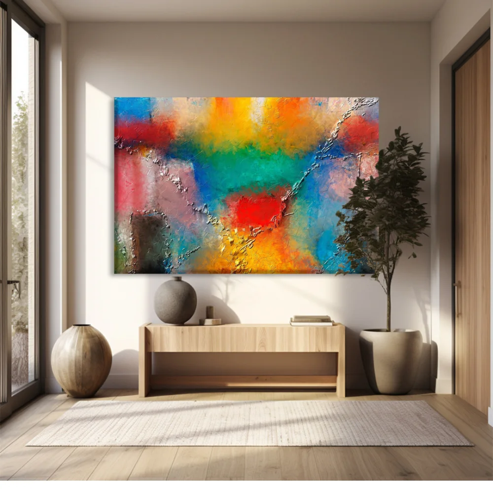 Renkli Hayal Kırıklığı Kanvas Tablo