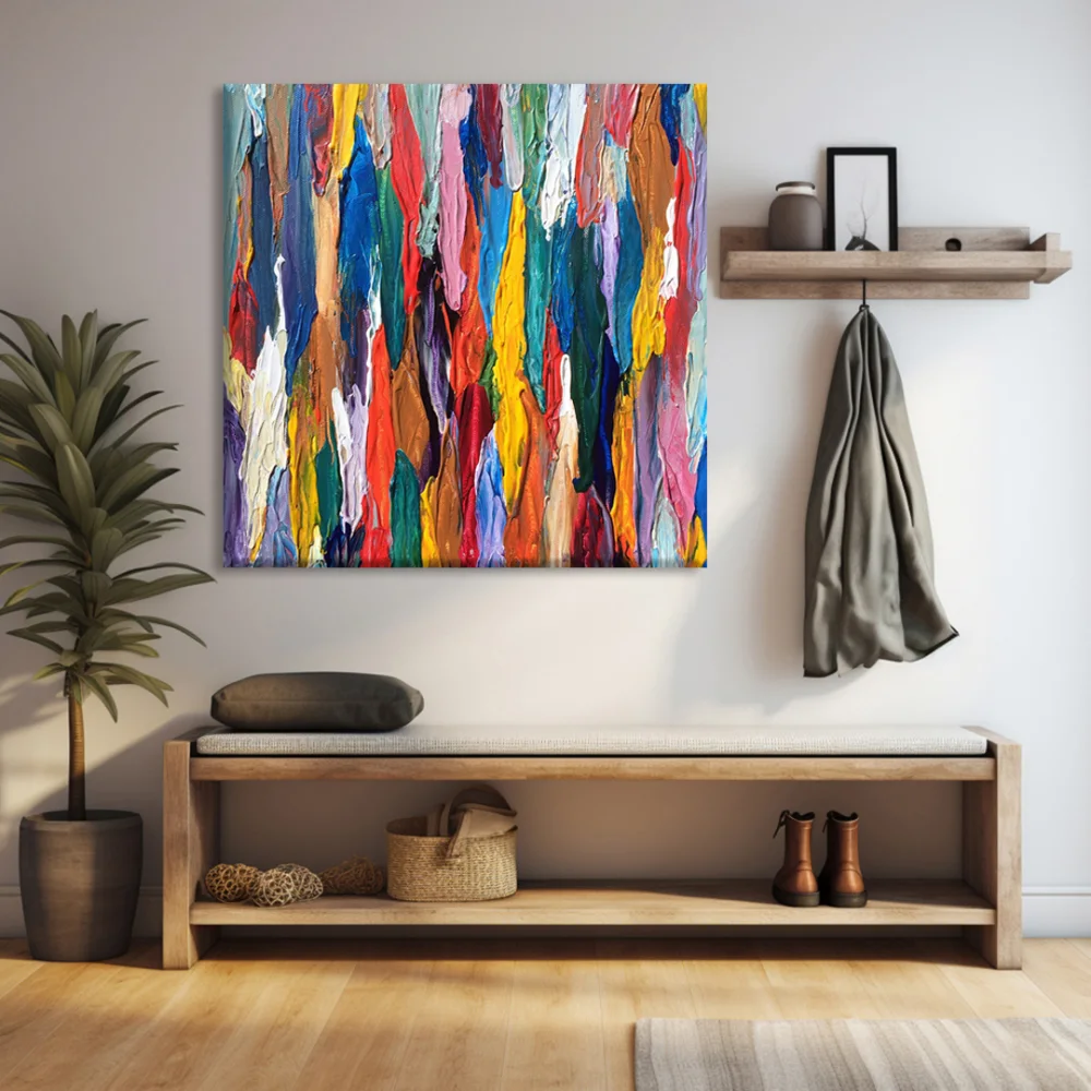 Renk Akışı Kanvas Tablo