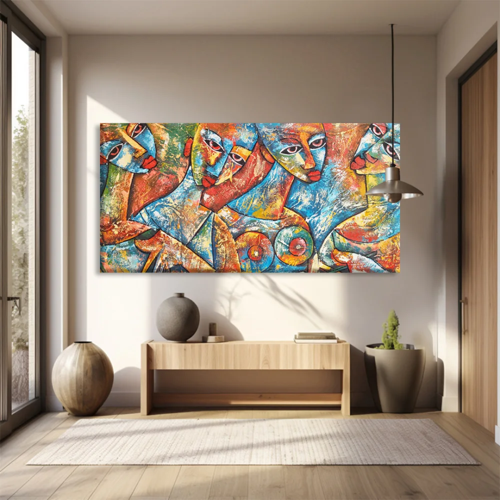 Yaşamın Akışı Kanvas Tablo