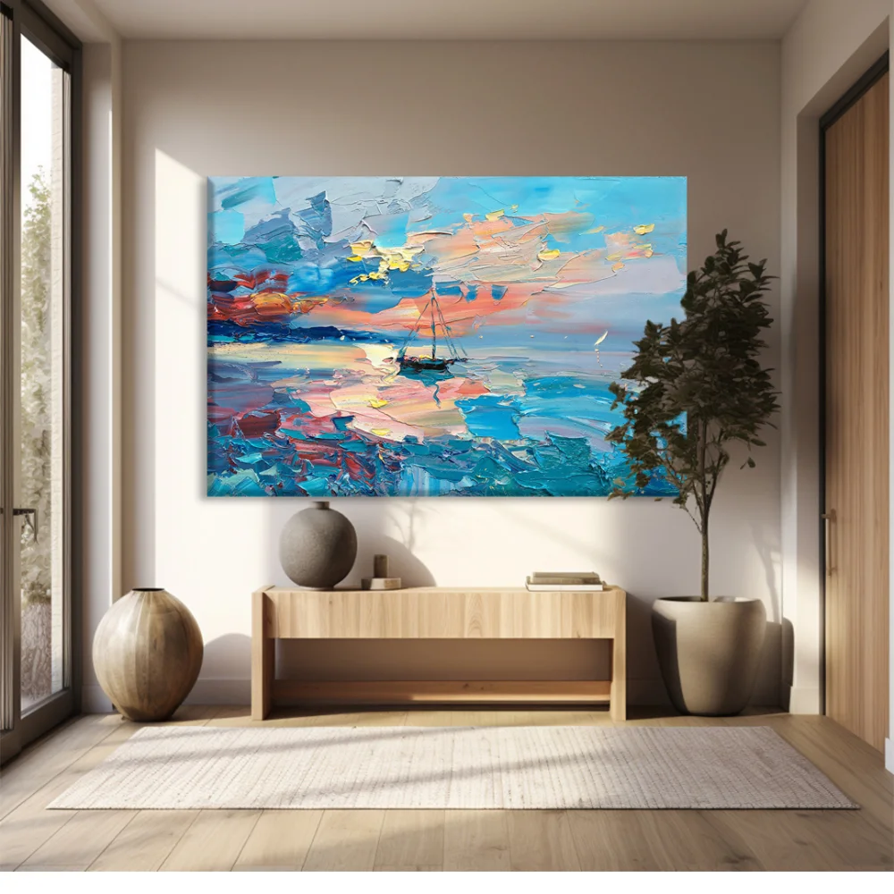 Kozmik Füzyon Kanvas Tablo