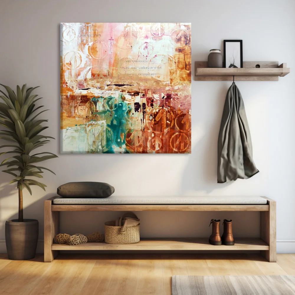 Erozyon Sanatı Kanvas Tablo