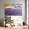 Lavanta Tarlalarının Büyüsü Kanvas Tablo