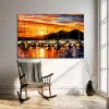 Gün Batımında Yansımalar Kanvas Tablo