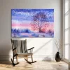 Kış Ağacı Kanvas Tablo