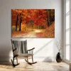 Sonbaharın Altın Yolu Kanvas Tablo