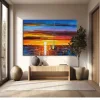Günbatımı Yansımaları Kanvas Tablo
