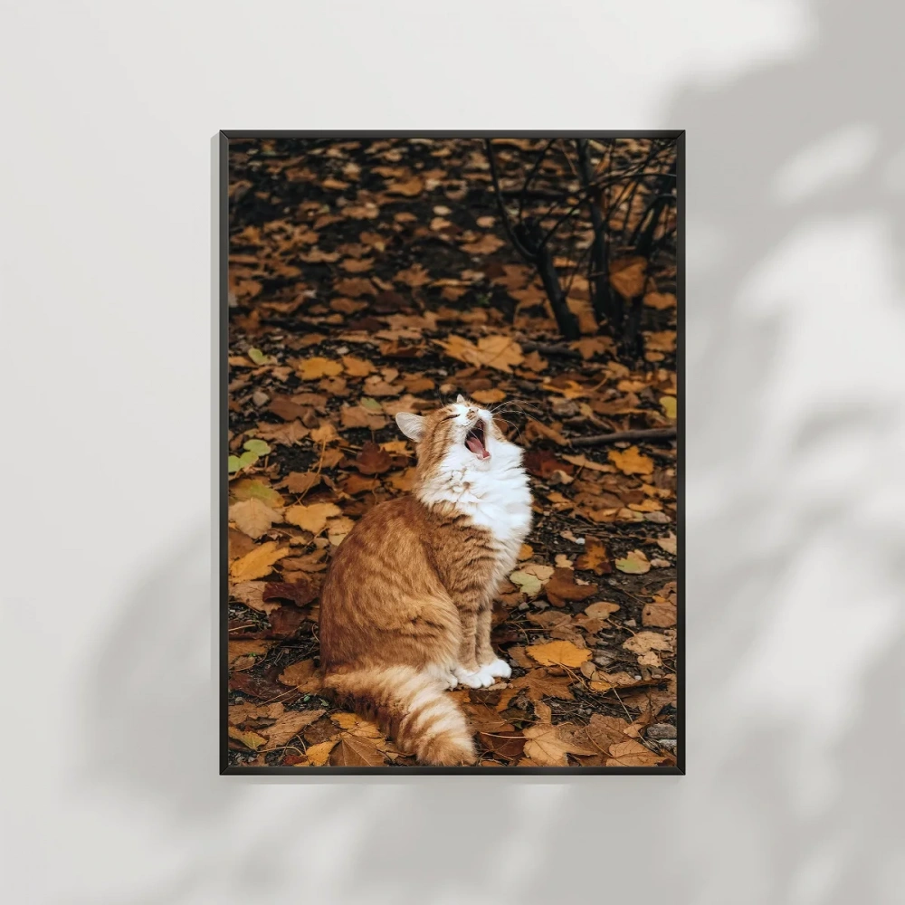 1. Sonbaharda Kedi Poster