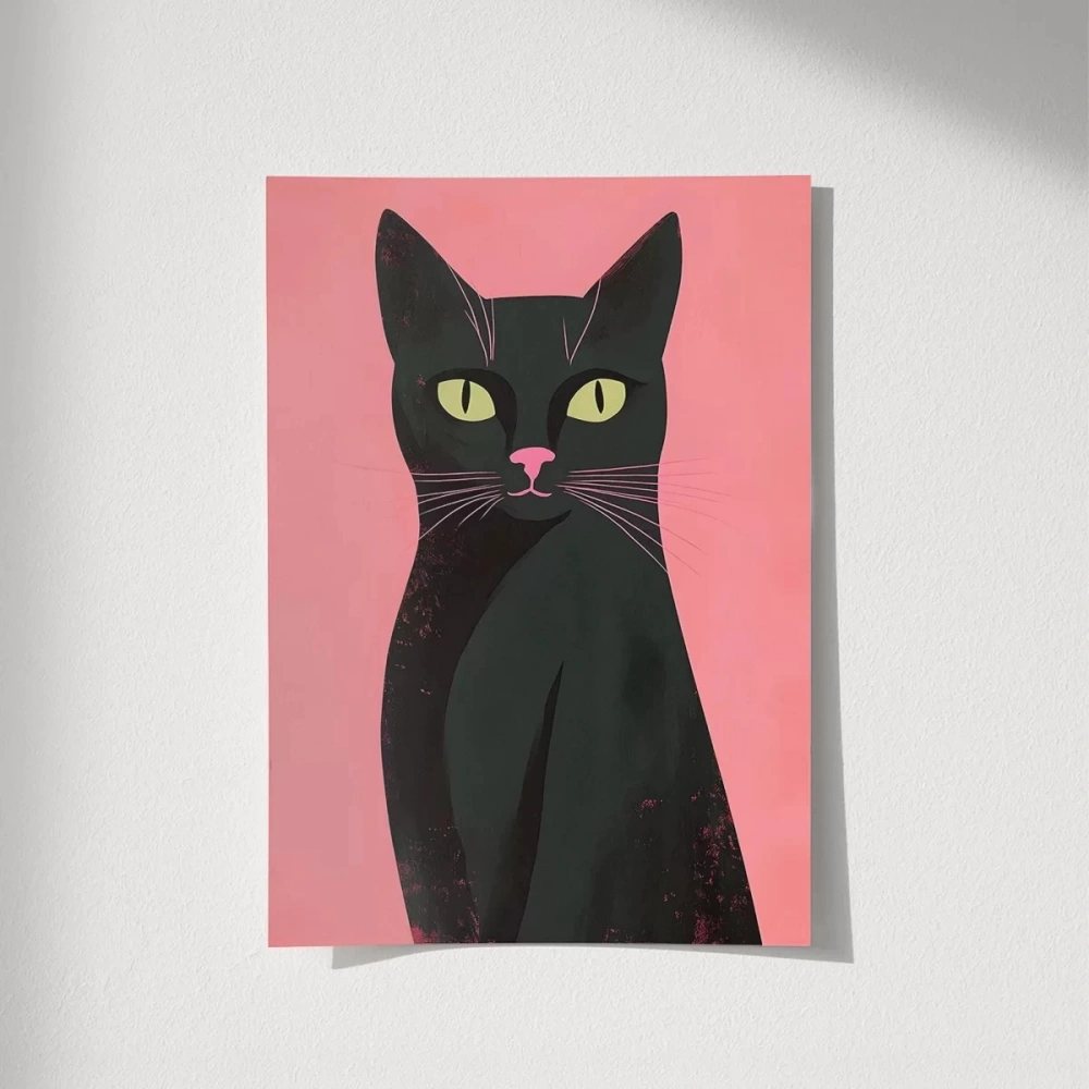 Çerçevesiz Poster Gölgedeki Bakış