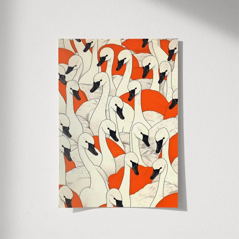 Çerçevesiz Poster Doğanın Deseni