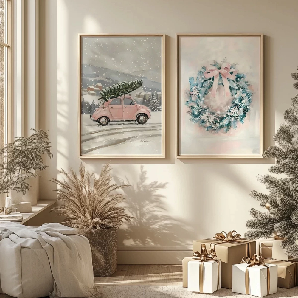 Çerçevesiz Poster Vosvosla Yeni Yıl 2li