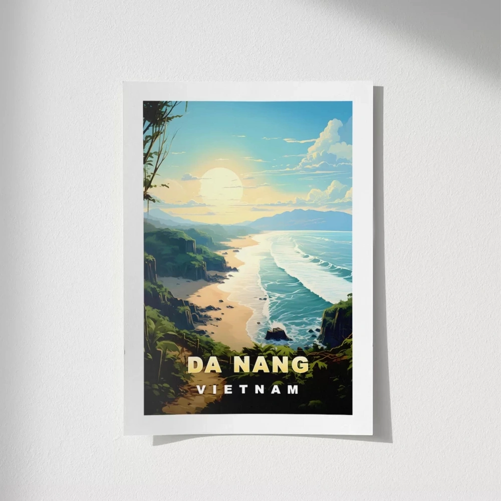 Çerçevesiz Poster Da Nang’ın Altın Kıyıları