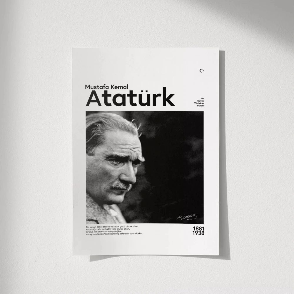 Çerçevesiz Poster Zafere Adanmış Bir Ömür