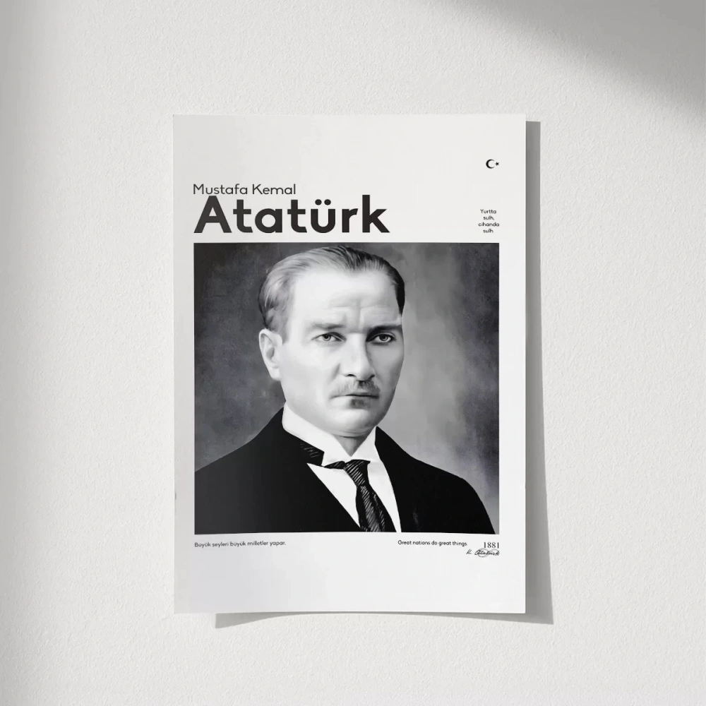 Çerçevesiz Poster Kararlılık ve Vizyon