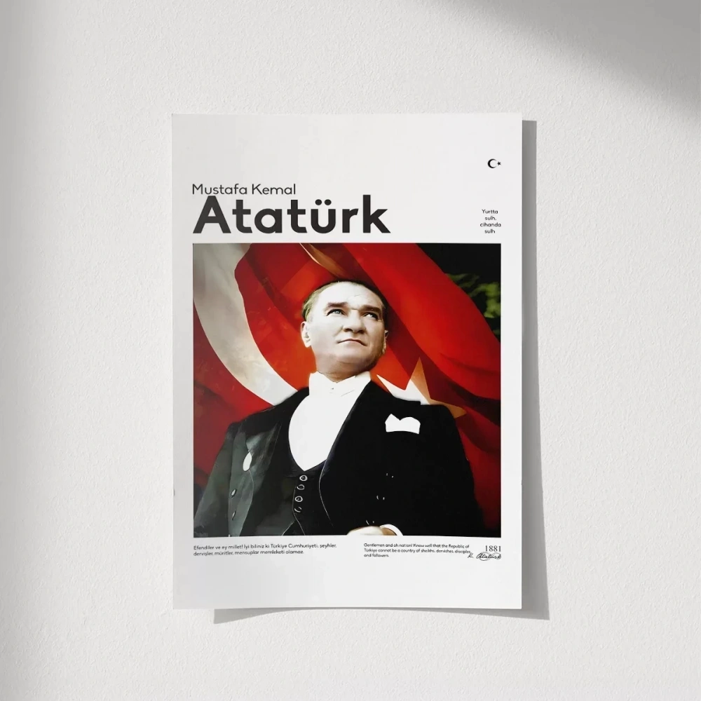 Çerçevesiz Poster Ebedi Başkomutan