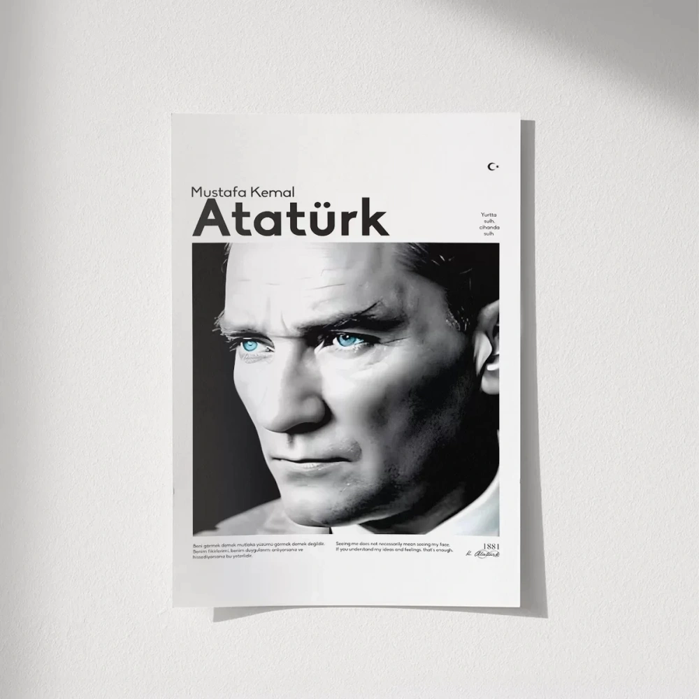 Çerçevesiz Poster Mavi Gözlerin Işığında