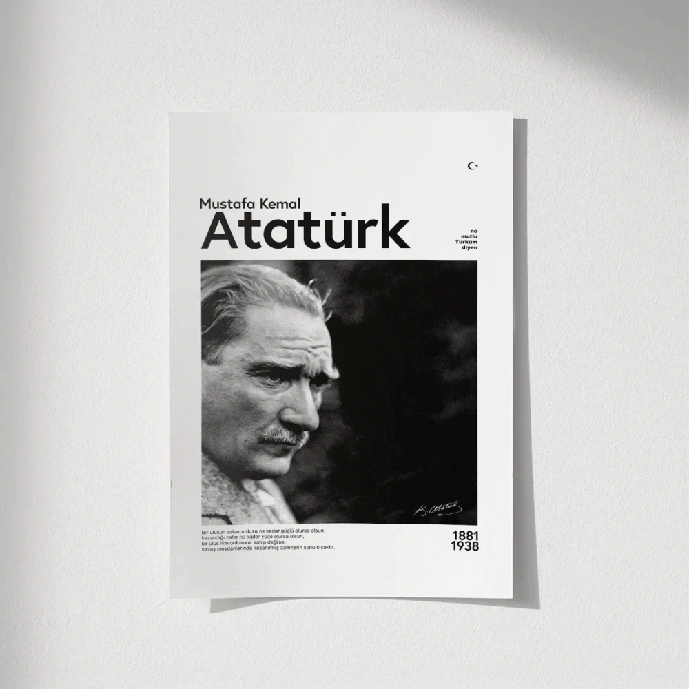 Çerçevesiz Poster Zafere Adanmış Bir Ömür