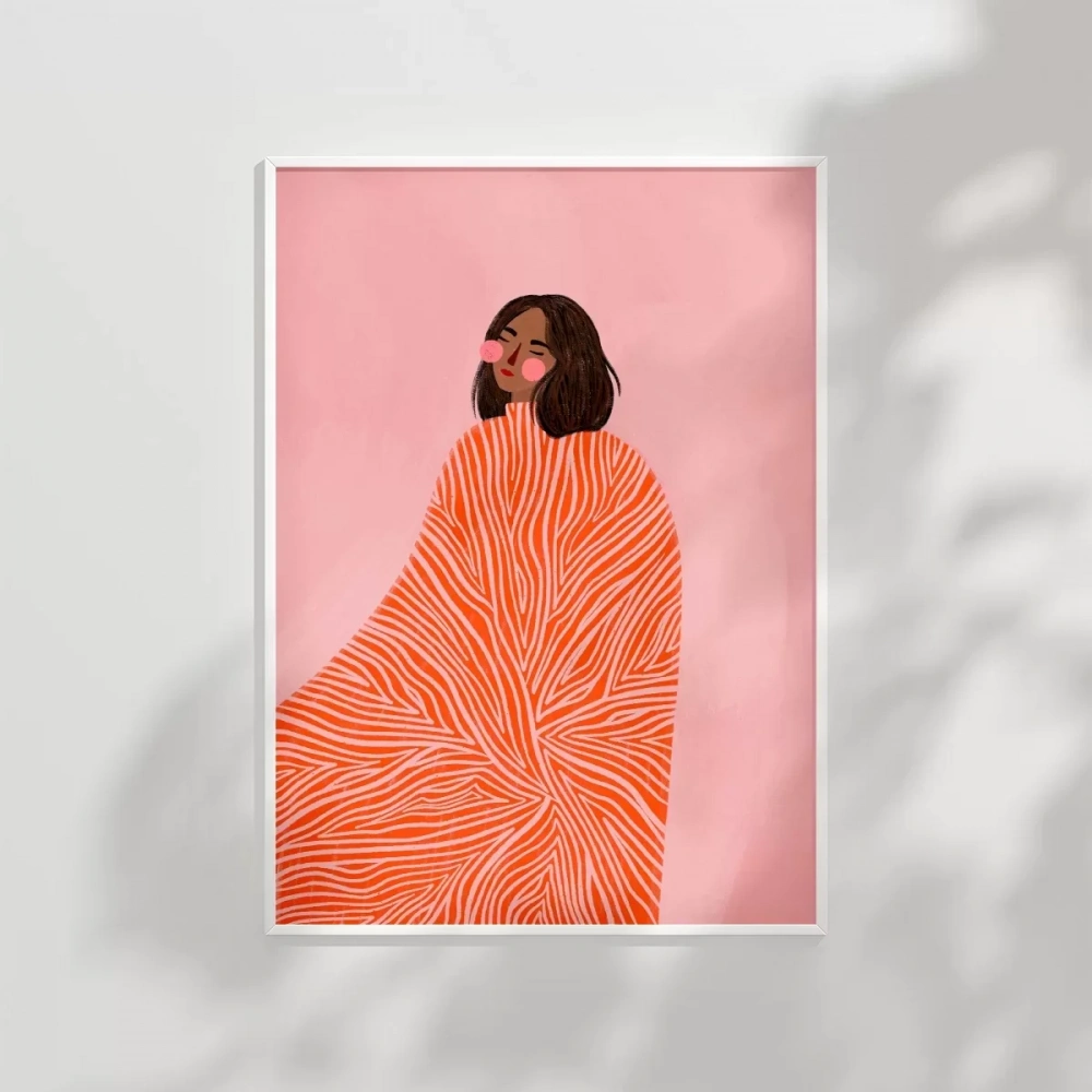 Abstract Warmth Poster