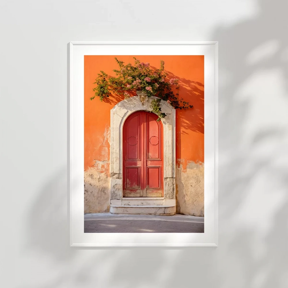 Akdeniz Kırmızı Kapı Poster 20x30 cm