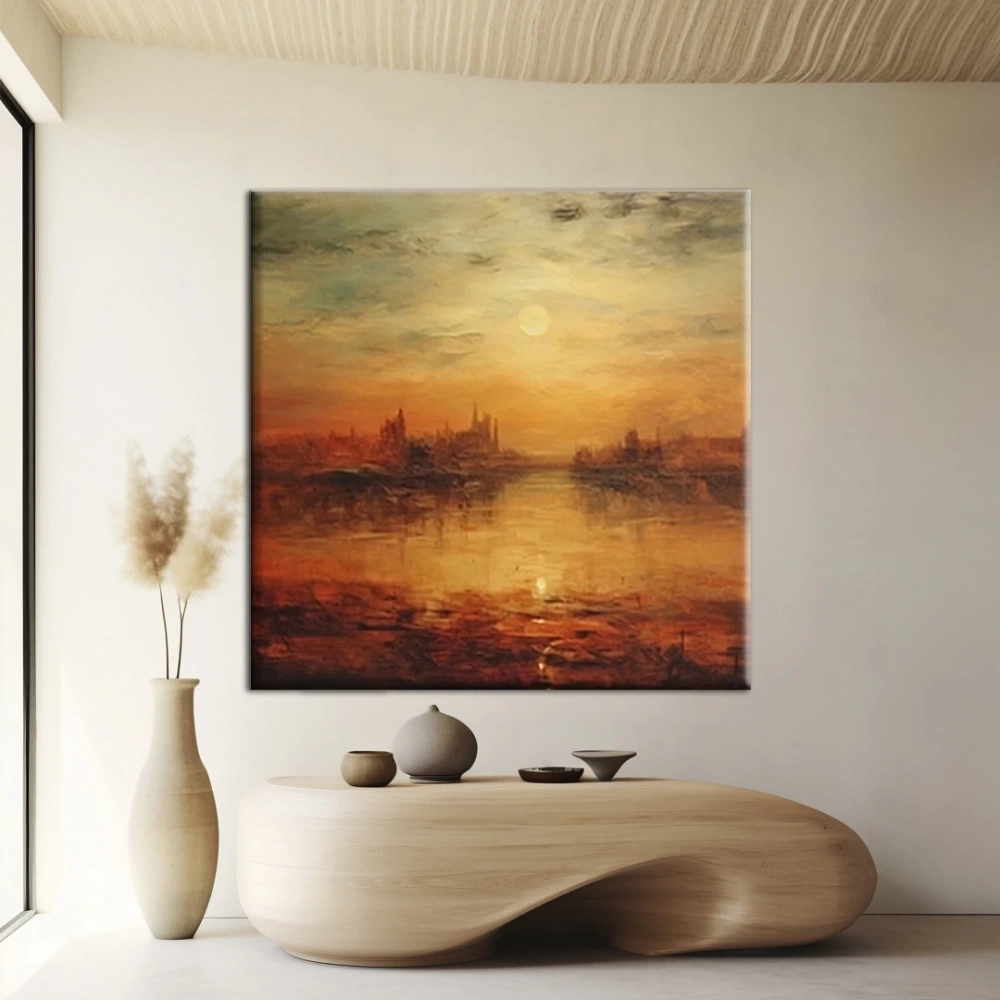 Alacakaranlık Sükuneti Kanvas Tablo