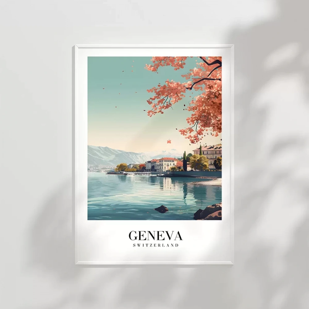 Alplerin ve Gölün Zarafeti Poster