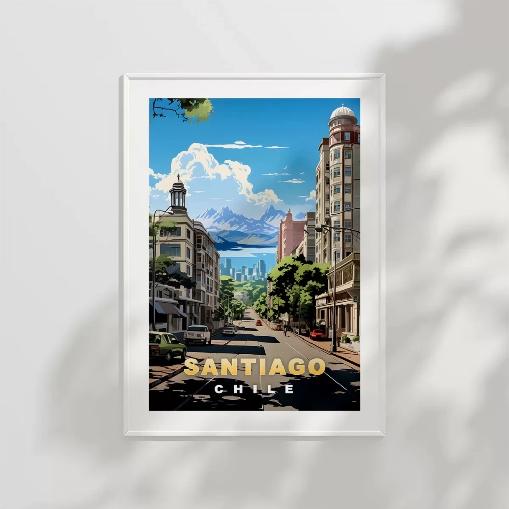 And Dağları Eteğinde Santiago Poster
