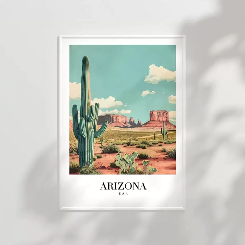 Arizona Çölün Simgesi Poster