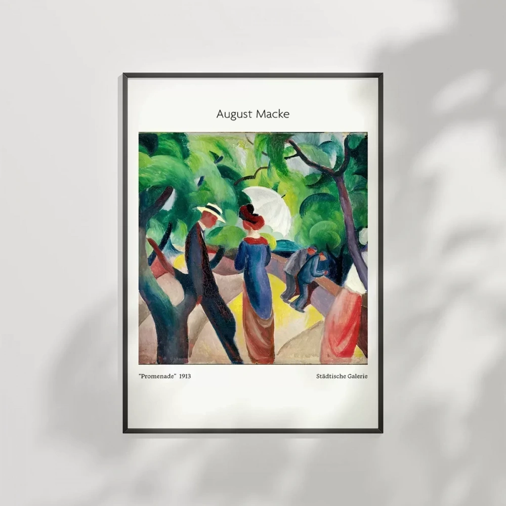 August Macke Promenade Poster