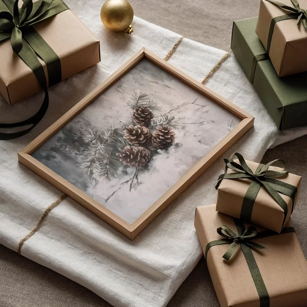 Beyaz Ağaç Yolu Poster