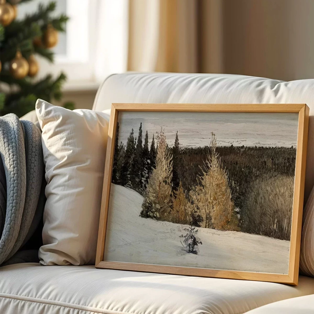 Beyazın İçindeki Sessiz Orman Poster