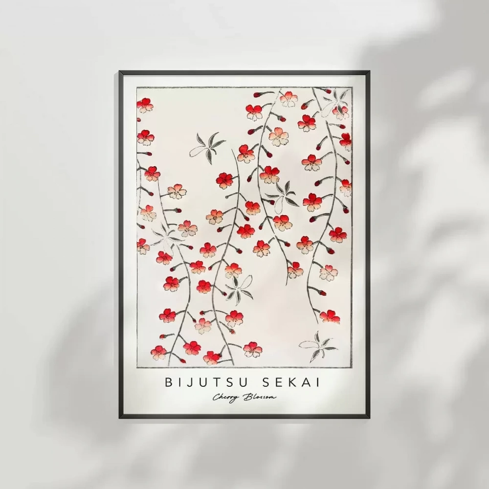 Bijutsu Sekai Kiraz Çiçeği Poster 20x30 cm