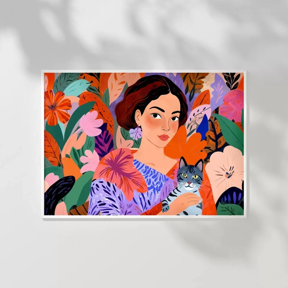 Çiçeklerin Arasında Poster