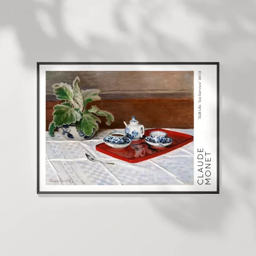 Claude Monet Çay Servisi (1) Poster