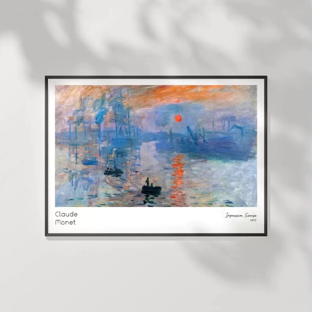 Claude Monet Gün Doğumu Poster