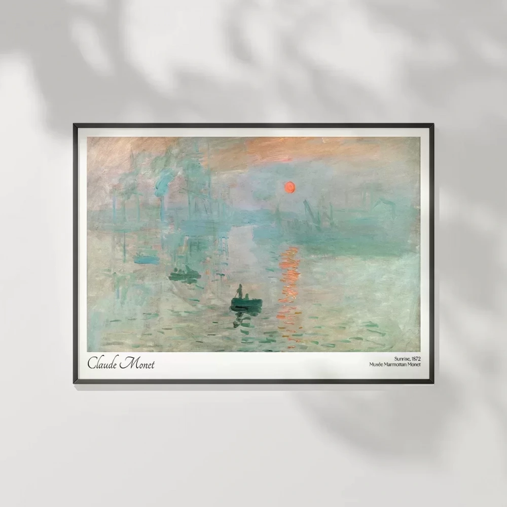 Claude Monet Gündoğumu Poster