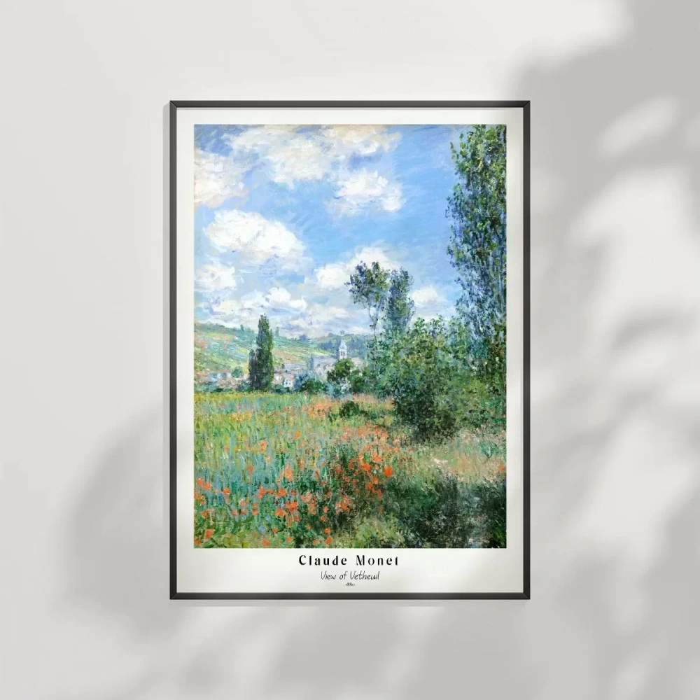 Claude Monet Vétheuil Poster