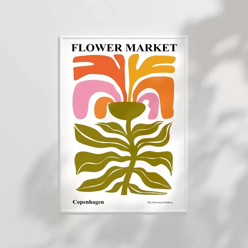 Copenhagen Flower Poster