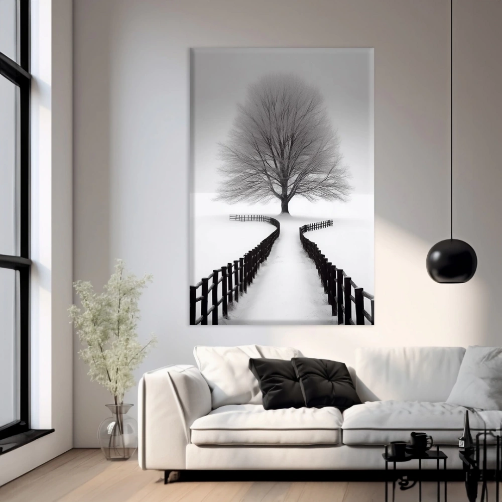 Yol Ayrımı Kanvas Tablo