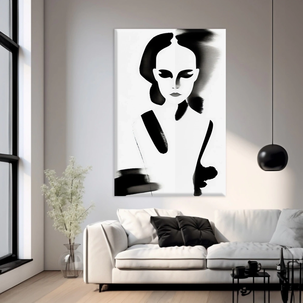 Düşüncenin Profili Kanvas Tablo