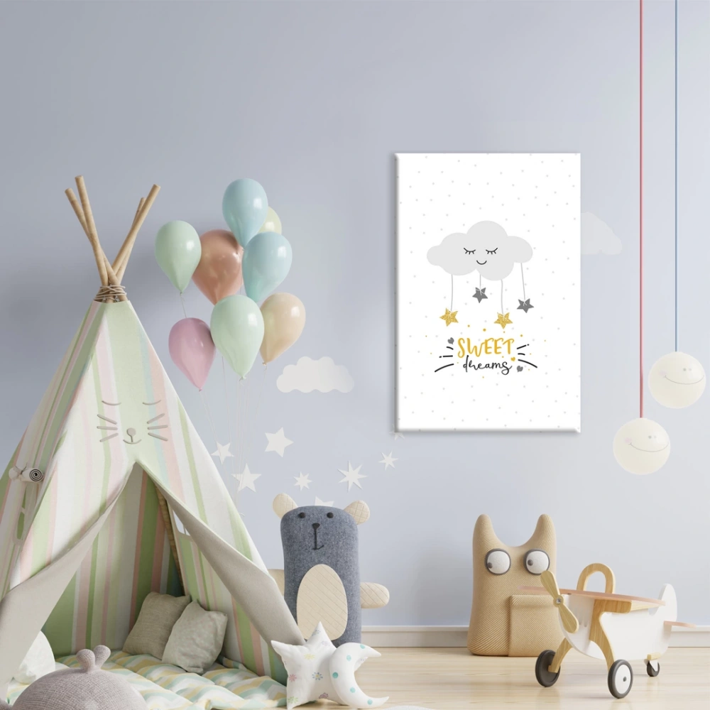 Tatlı Rüyalar Bulut Kanvas Tablo